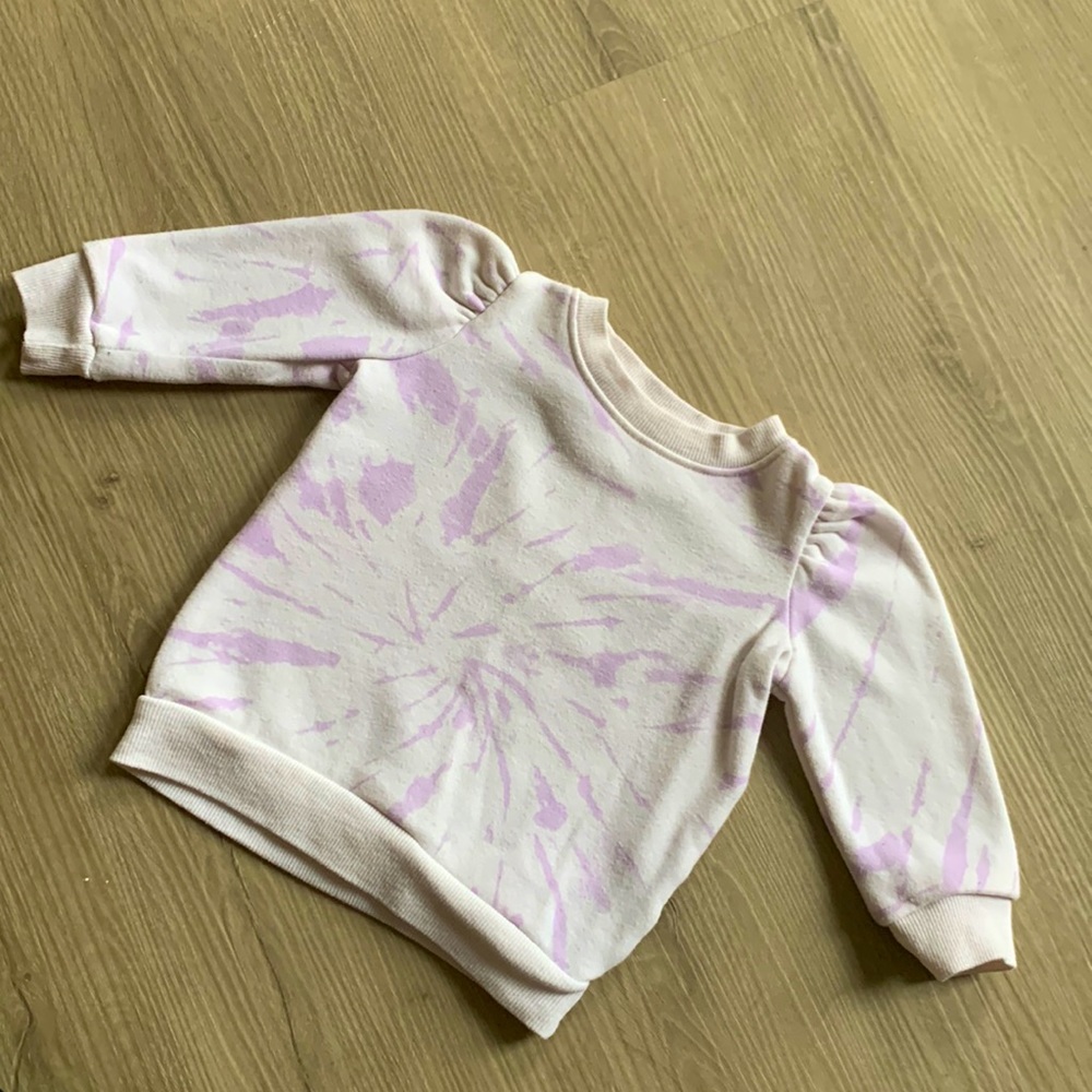 Toddler tie dye sweater